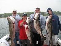 Stripers with the Black Rose Fishing Report