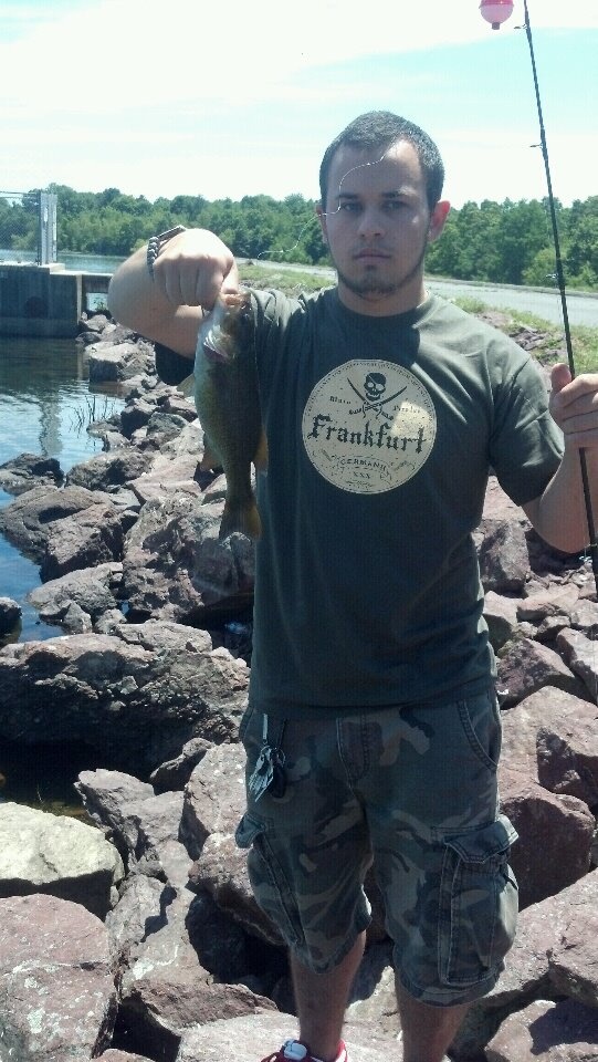Another friend of mine with a Smallie near Attleboro
