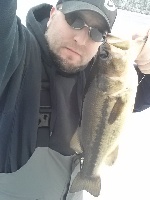 2/1/14 - Ice Fishing at The Honey Hole Fishing Report