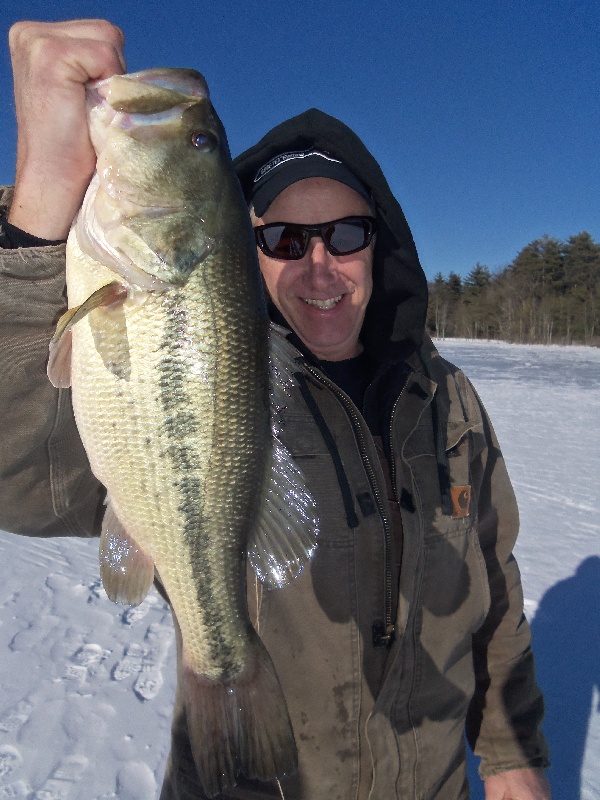 Another look at Dave's career ice bass. near Pelham