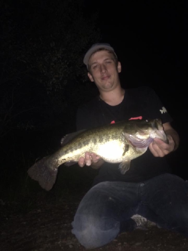 My PB, 4 Ib 6 oz on a Texas rigged baby brush hog : r/bassfishing