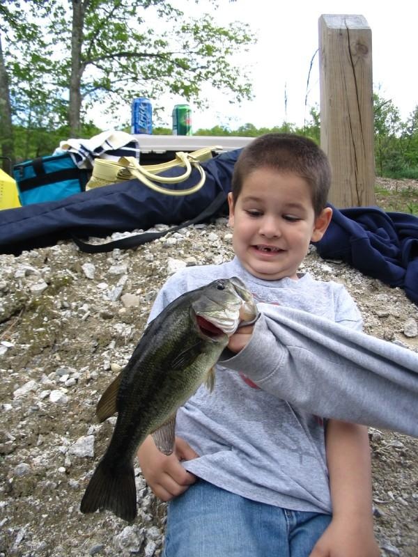 Dillon's First Bass!