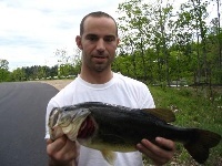 Yours Truly with Larry the Lunker!