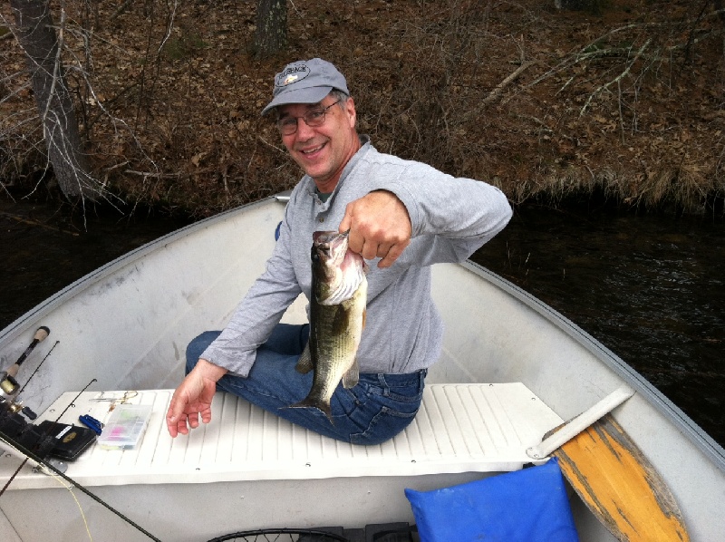 Flyrod bass near Dunstable