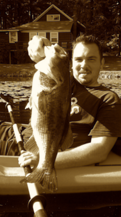 Big bass on Metacomet. near Belchertown