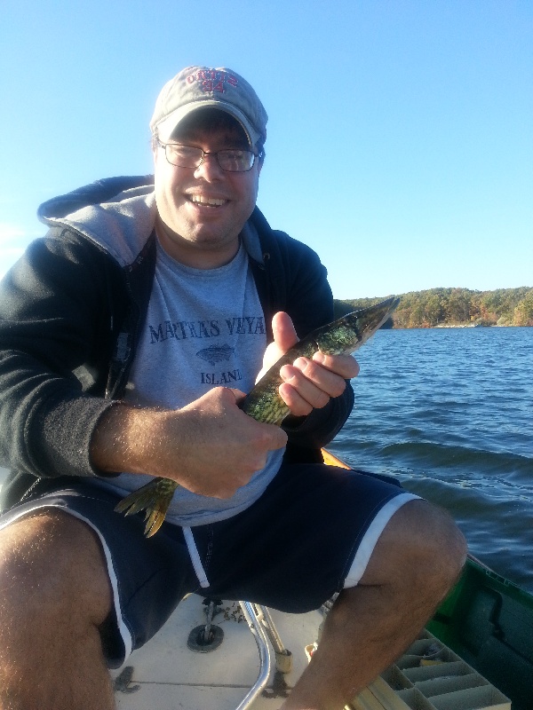 3rd pickerel of the day near Wrentham
