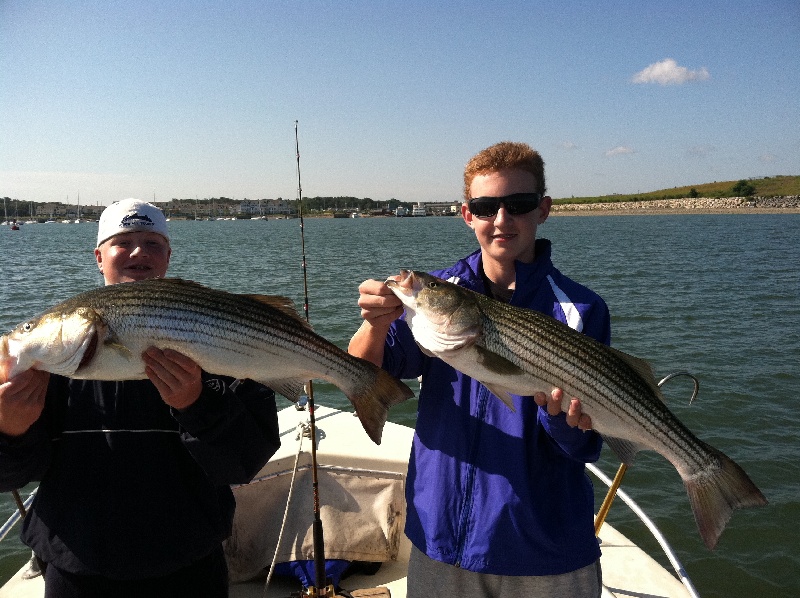 Striper Fishing near Hull