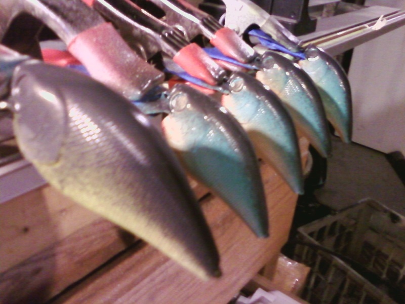 Gang of custom painted Crankbaits