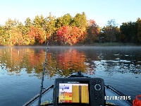 10-18-2015: West Waushacum Pond Fishing Report