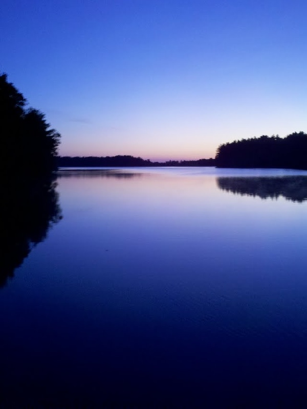 calm morning on the res