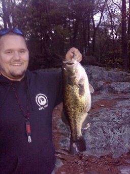 My biggest bass ever near Stoneham