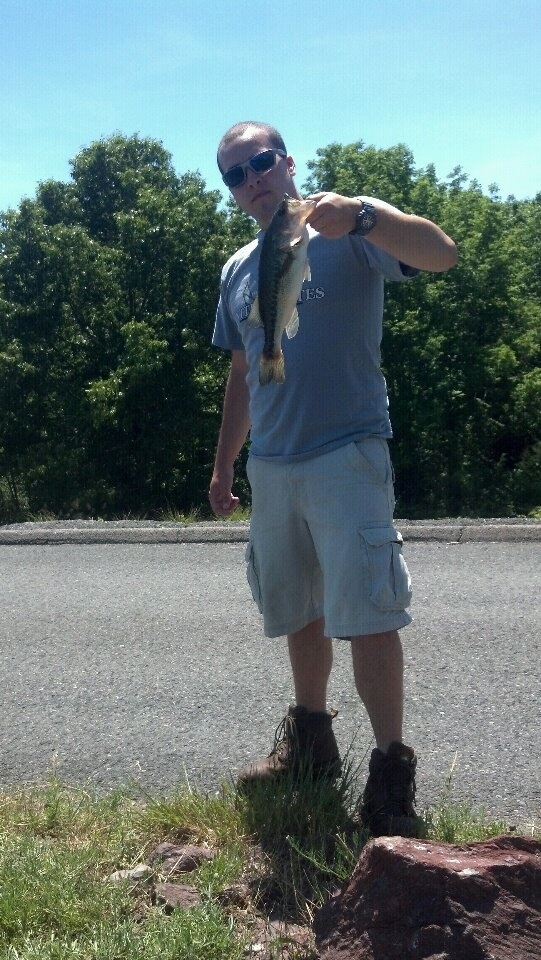 2nd Largemouth of the day! near Attleboro