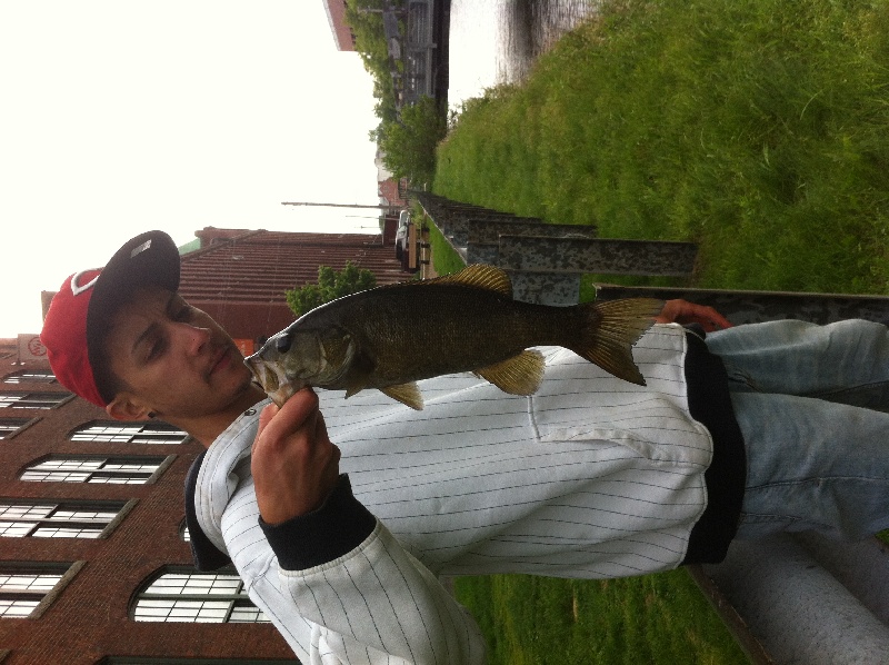 2.5lb small mouth bass near Lawrence