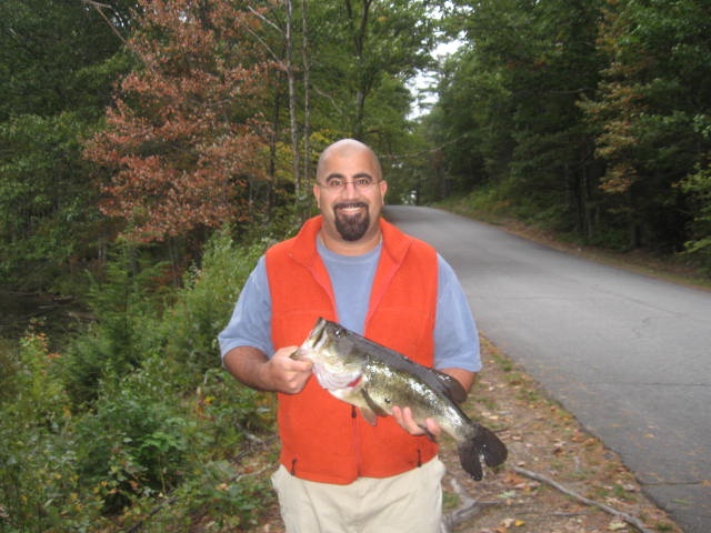 A Couple casts after work near Rutland