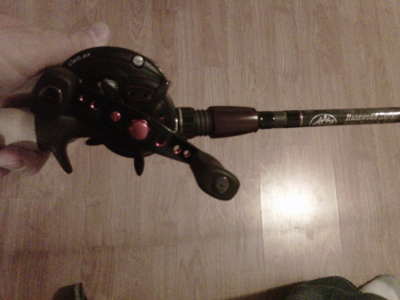 Abu Garcia SX on a Denali Rosewood MH Worm & Jig Rod