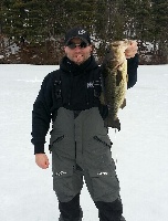 3/2/14 - Ice Fishing the Honey Hole Fishing Report