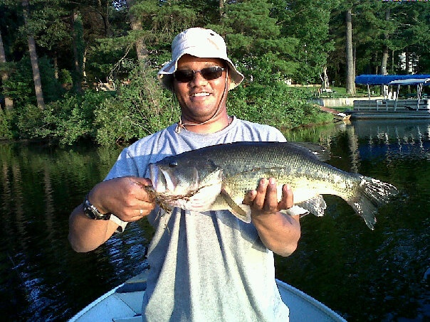 5.1 lb bass from Massapoag