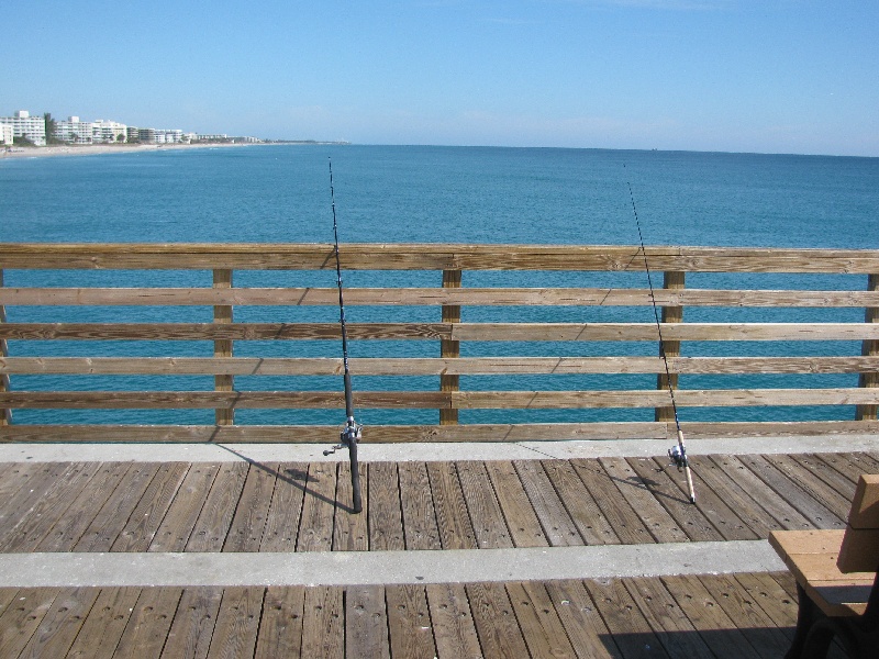 Fishing on the pier