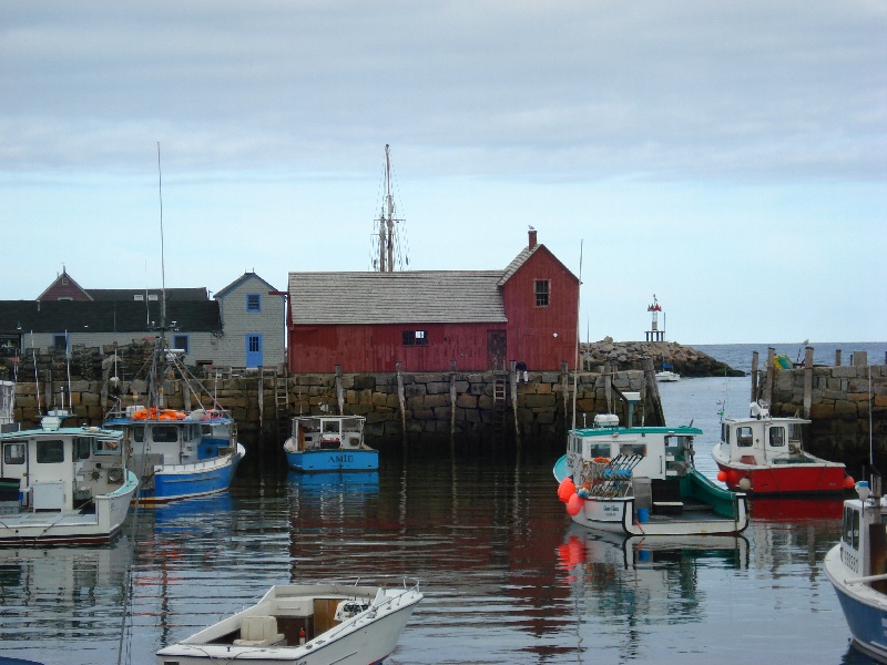 Famous Lobster shack in Rockport, MA