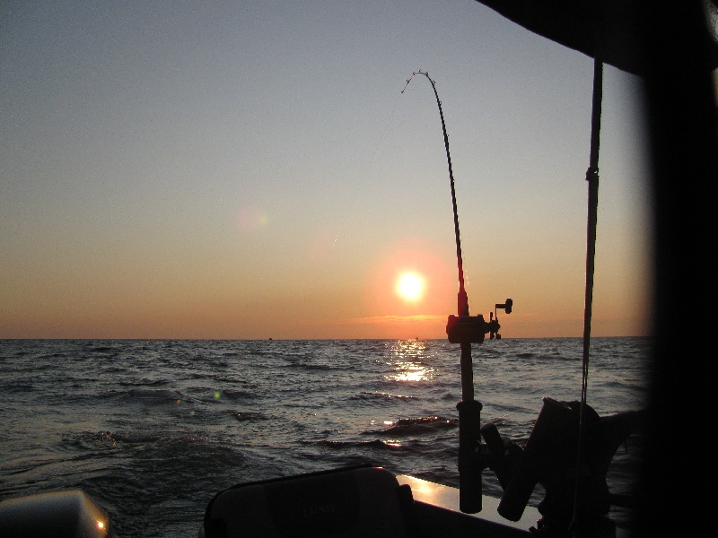 Sunset on lake Ontario