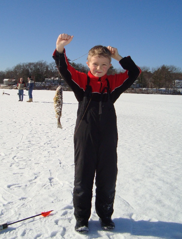 Ice fishing near Wilmington