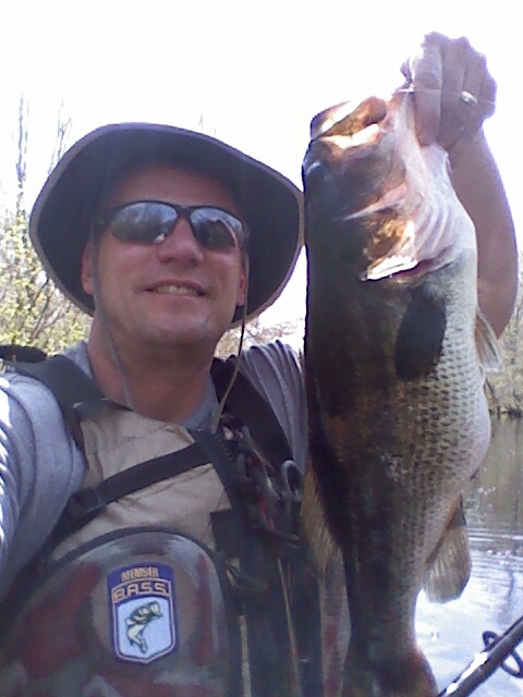 4 lb bass near Blackstone