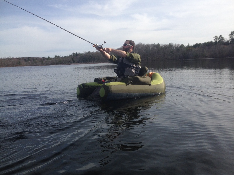 Float tube trail day