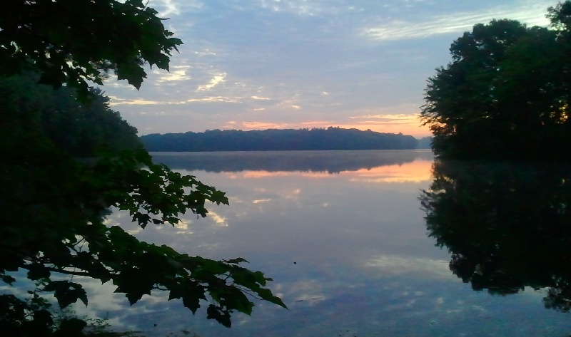 The resevoir at 5:30am