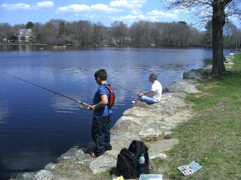 MiniMe focused on his catch