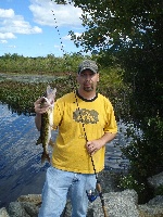 biggest pickerel I ever caught Fishing Report